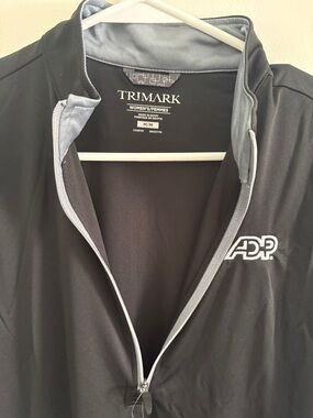 Women's Black Zip-Front Jacket